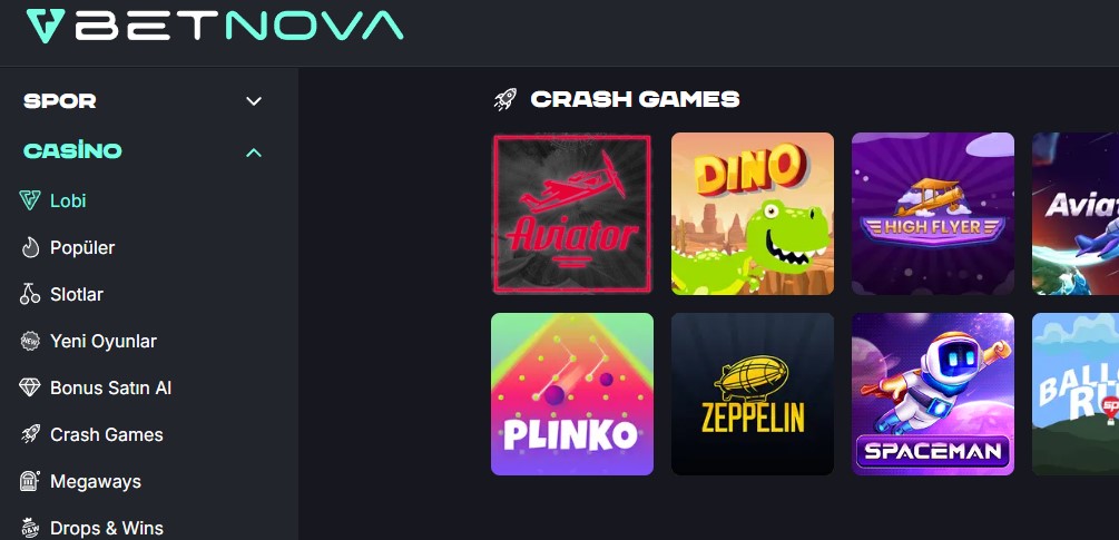 Betnova Para Yatırma